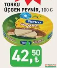 TORKU ÜÇGEN PEYNİR 100 G fiyat ve kampanya bilgisi